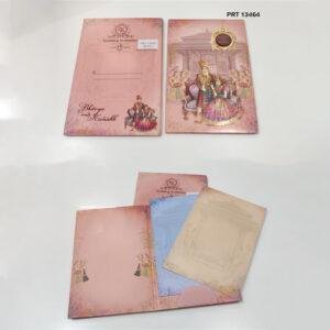 Royal Heritage Wedding Card with Multicolor Inserts – PRT 13464