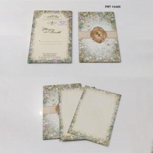 Elegant Floral Harmony invitation card - PRT 13465