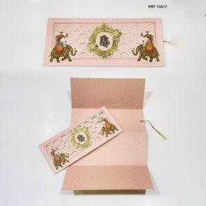 Royal Procession Ganesha Wedding Invitation – PRT 13517