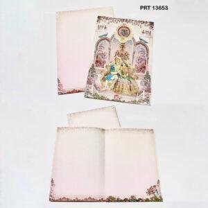 Regal Royal Couple Wedding Invitation – PRT 13653