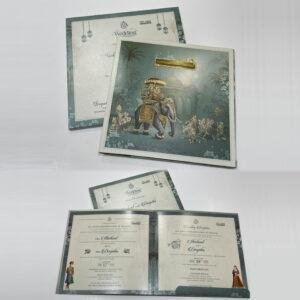 Royal Procession Grandeur invitation card - PRT 13666