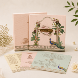 Luxury Indian Heritage Invitation card- PRT 3401