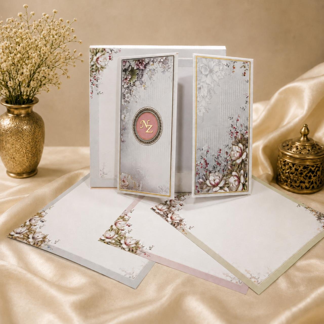 Royal Gate Fold Wedding Invitation- PRT 14071
