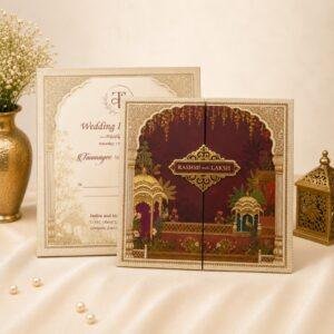 Royal Blossom Wedding Invitation -  PRT 14072