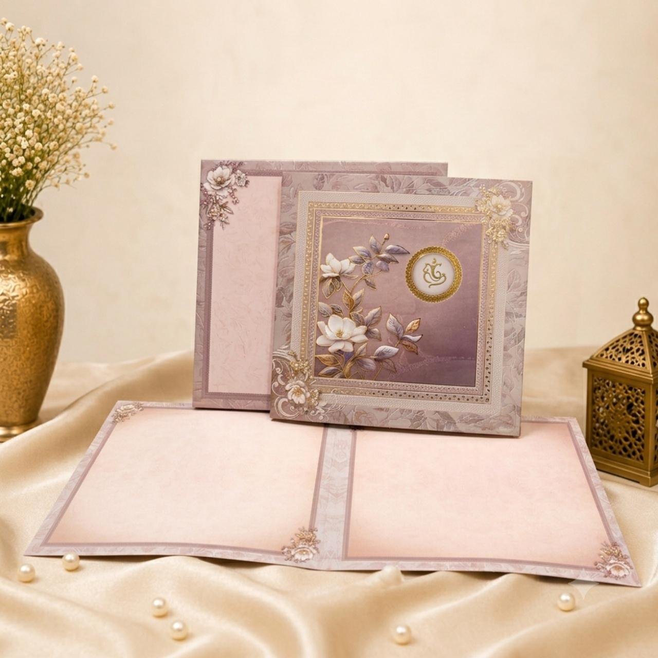 Lavender Grace Wedding Card - PRT 14075