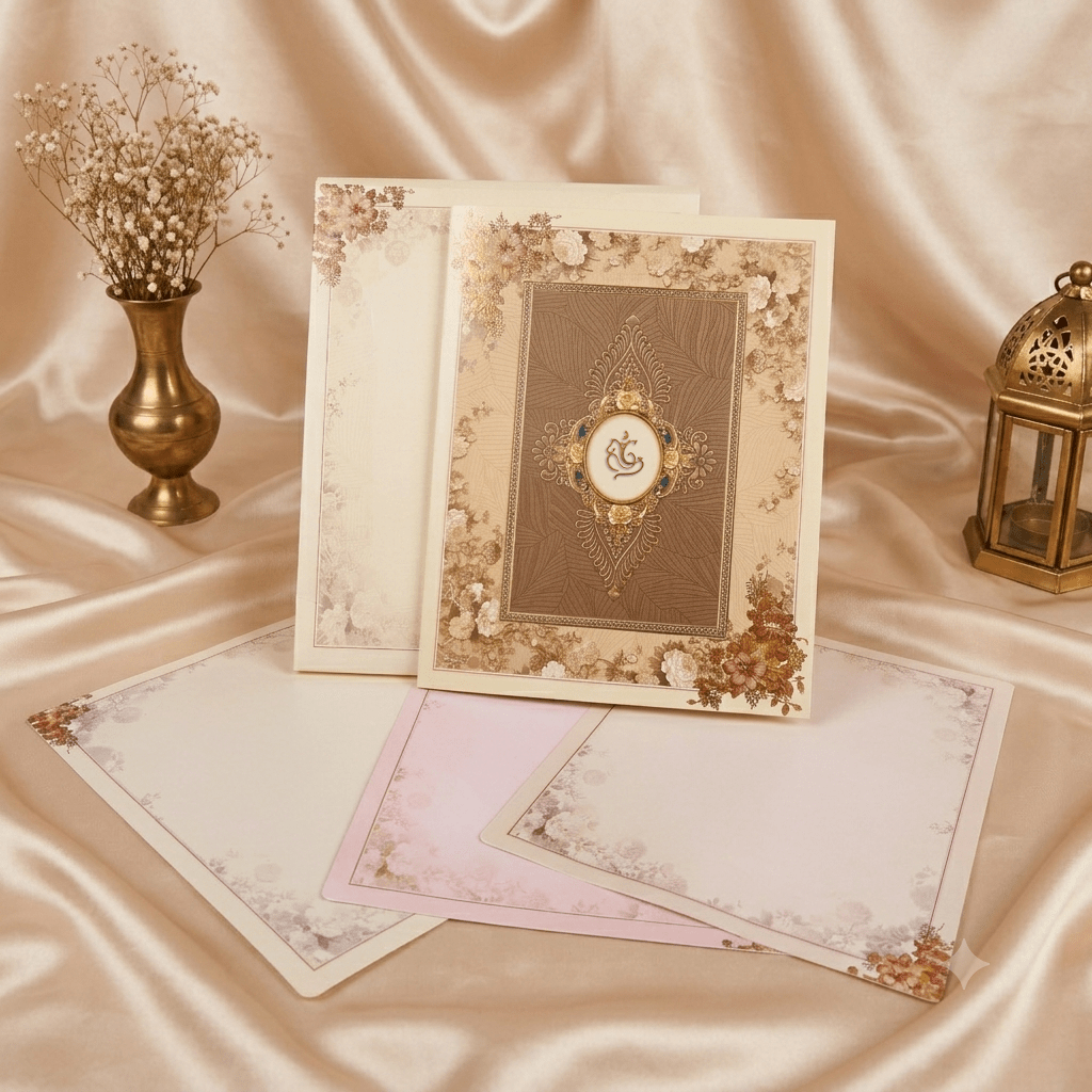 Floral Grace Wedding Invitation - PRT 14076