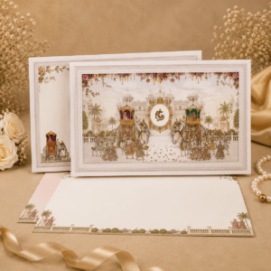 Rajwada Wedding Invitation Card - PRT 14136
