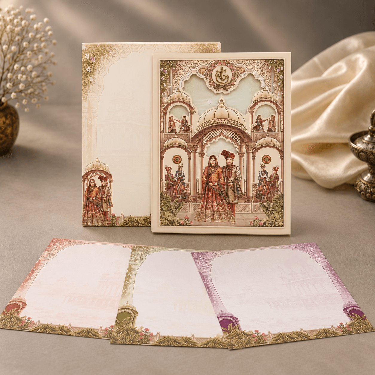 Rajwada Wedding Invitation card - PRT 14292