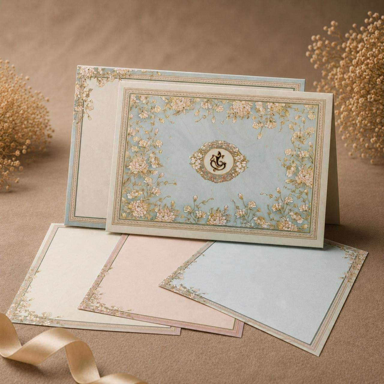 Pastel Bloom Wedding Invitation - PRT 14297