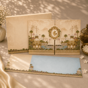 Regal Heritage Wedding Invitation Card - PRT 14308