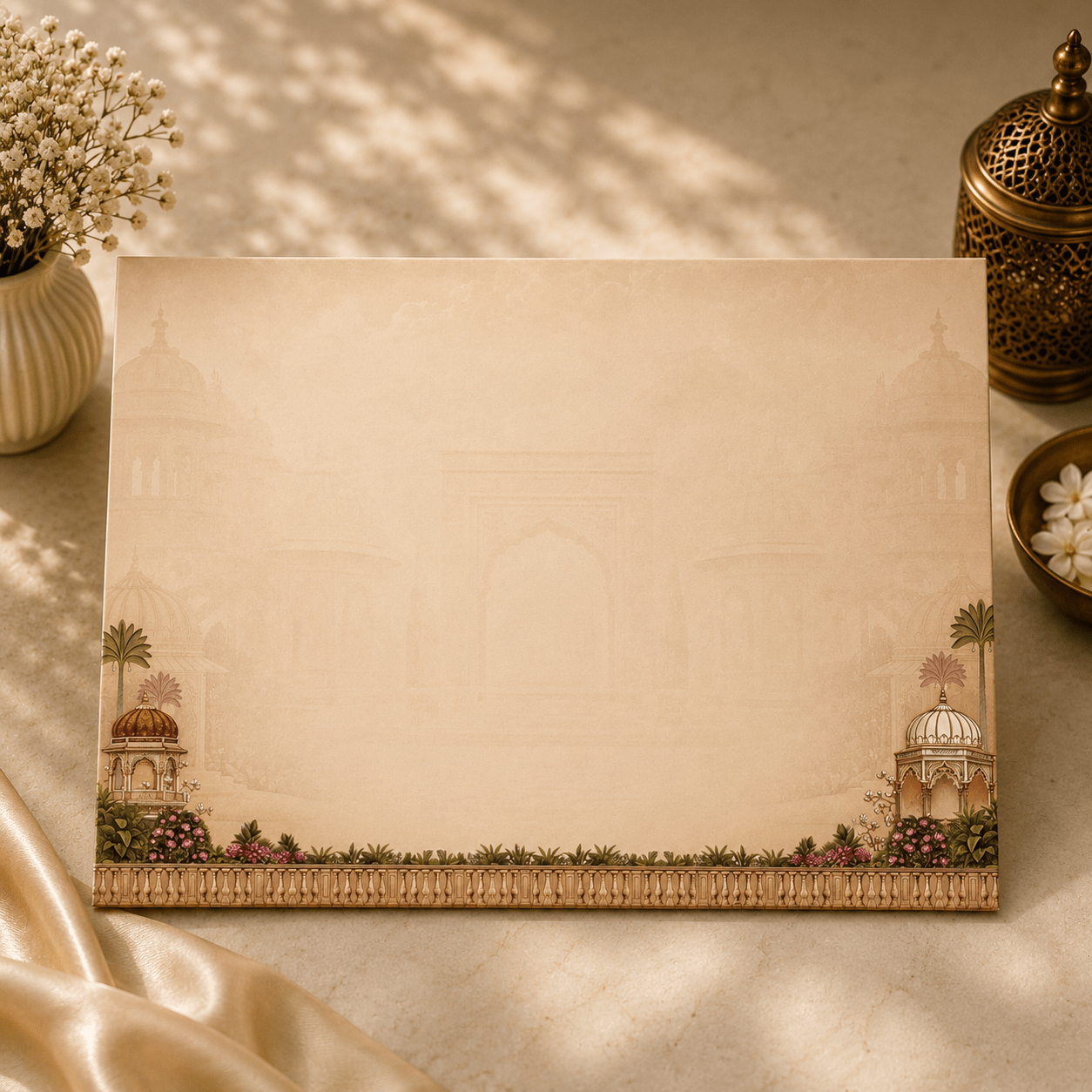 Regal Heritage Wedding Invitation Card - PRT 14308 - Image 2